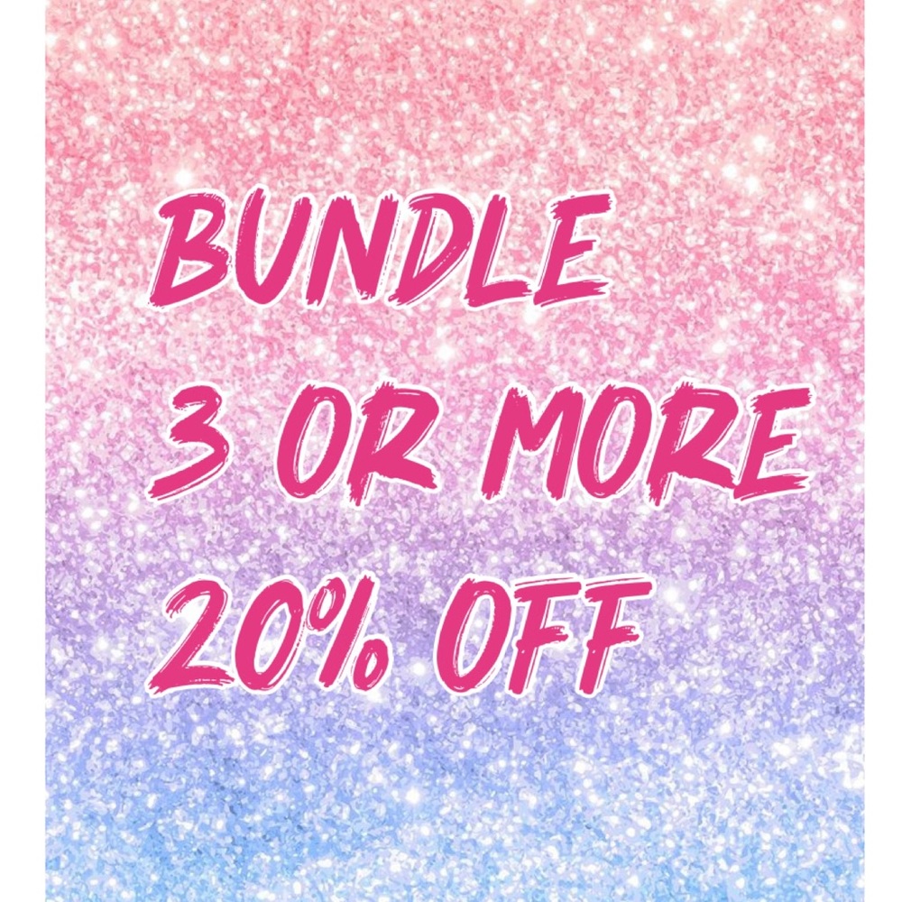 💜🩷Bundle 3 or more items for 20% off.